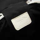 Christian Dior Trotter Canvas Vanity Hand Bag PVC Black Silver Auth 182977A-16