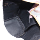 MCM Vicetos Logogram Backpack PVC Leather Pink Gold Auth 182978-20