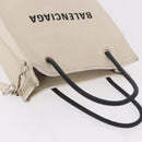 BALENCIAGA Shopping Tote Bag XXS Bag Leather 2way White 528655 Auth 182979-6