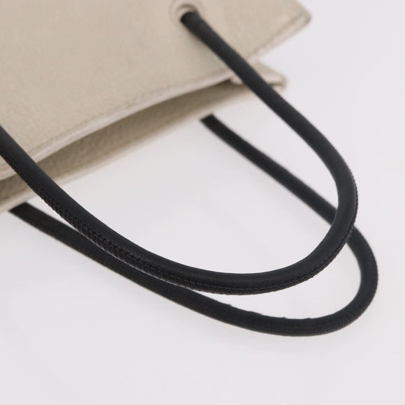 BALENCIAGA Shopping Tote Bag XXS Bag Leather 2way White 528655 Auth 182979