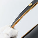 MARNI Schoudertas Leer Zwart Goud Authentiek 182981A-14