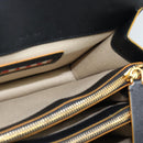 MARNI Schoudertas Leer Zwart Goud Authentiek 182981A-18
