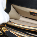 MARNI Schoudertas Leer Zwart Goud Authentiek 182981A-19