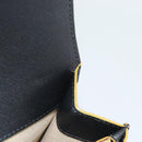 MARNI Schoudertas Leer Zwart Goud Authentiek 182981A-20