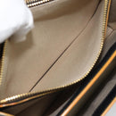 MARNI Schoudertas Leer Zwart Goud Authentiek 182981A-25