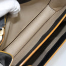 MARNI Schoudertas Leer Zwart Goud Authentiek 182981A-26