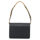 MARNI Schoudertas Leer Zwart Goud Authentiek 182981A-3