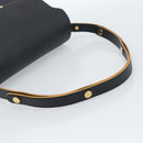 MARNI Schoudertas Leer Zwart Goud Authentiek 182981A-7