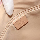GUCCI GG Canvas Shoulder Bag Pink Silver 001 3386 Auth 182987-16