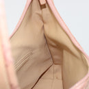 GUCCI GG Canvas Shoulder Bag Pink Silver 001 3386 Auth 182987-18