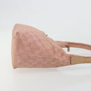 GUCCI GG Canvas Shoulder Bag Pink Silver 001 3386 Auth 182987-4