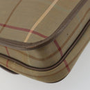 Burberrys Nova Check Shoulder Bag Canvas Brown Gold Auth 182989-13