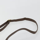 Burberrys Nova Check Shoulder Bag Canvas Brown Gold Auth 182989-8