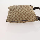 GUCCI GG Supreme Canvas Shoulder Bag PVC Leather 2 Set Beige Auth 182991-12