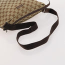 GUCCI GG Supreme Canvas Shoulder Bag PVC Leather 2 Set Beige Auth 182991-13