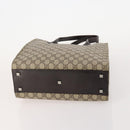 GUCCI GG Supreme Canvas Shoulder Bag PVC Leather 2 Set Beige Auth 182991-7