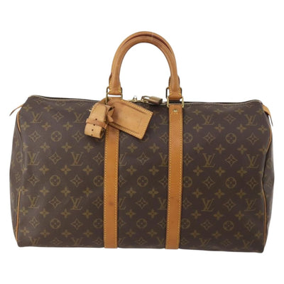 LOUIS VUITTON Monogram Keepall 45 Boston Bag M41428 LV Auth 182994A - 0