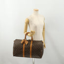 LOUIS VUITTON Monogram Keepall 45 Boston Bag M41428 LV Auth 182994A-22