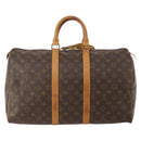 LOUIS VUITTON Monogram Keepall 45 Boston Bag M41428 LV Auth 182994A-3