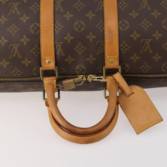 LOUIS VUITTON Monogram Keepall 45 Boston Bag M41428 LV Auth 182994A