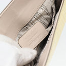 Salvatore Ferragamo Vala Chain Umhängetasche Lackleder Ivory Auth 182995A-19
