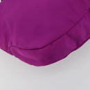Salvatore Ferragamo Vala Shoulder Bag Nylon Purple Gold Auth 182996A-14