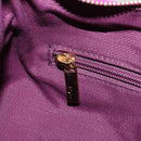 Salvatore Ferragamo Vala Shoulder Bag Nylon Purple Gold Auth 182996A-21
