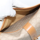 CELINE Macadam Canvas Shoulder Bag PVC Beige Gold Auth 183000A-23