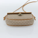 CELINE Macadam Canvas Shoulder Bag PVC Beige Gold Auth 183000A-5