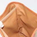 CELINE Macadam Canvas Tote Bag PVC Beige Gold Auth 183002-20
