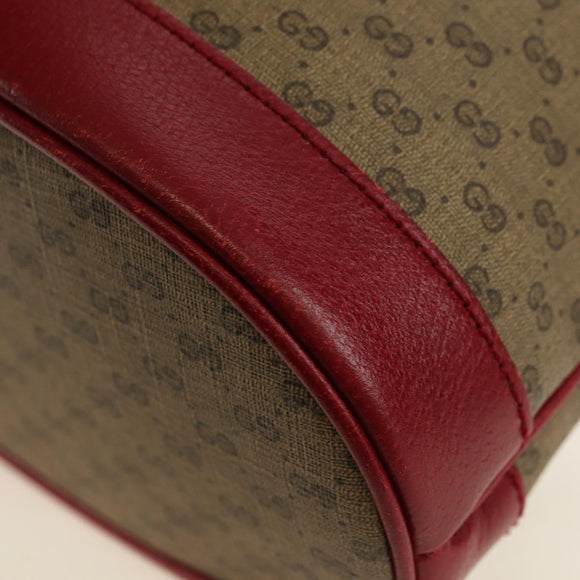 GUCCI Micro GG Supreme Doraemon x Fujiko-Pro Bag PVC Beige 655597 Auth 183006M