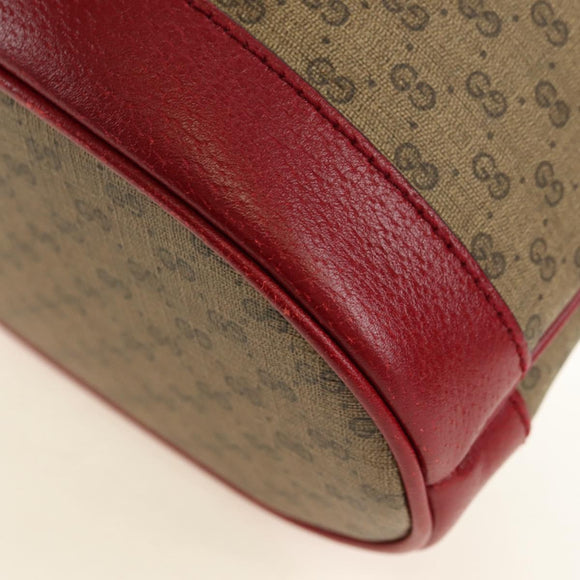 GUCCI Micro GG Supreme Doraemon x Fujiko-Pro Bag PVC Beige 655597 Auth 183006M