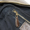 BALENCIAGA The Giant Part Time Bag Leather 2way Brown Gold 173082 Auth 183007M-24