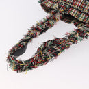 CHANEL Tote Bag Tweed Multicolor CC Auth 183010SM-7