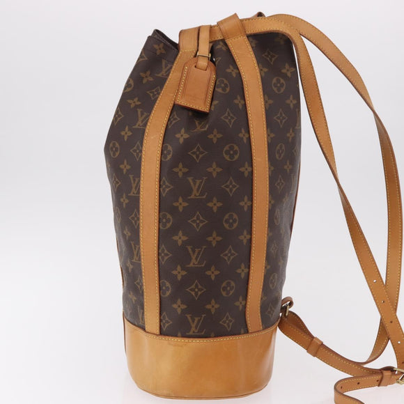 LOUIS VUITTON Monogram Randonnee GM Shoulder Bag M42244 LV Auth 183011A