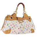 LOUIS VUITTON Monogram Multicolore Ursula Henkeltasche Weiß M40123 LV Auth 183012V-1