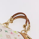LOUIS VUITTON Monogram Multicolore Ursula Henkeltasche Weiß M40123 LV Auth 183012V-8
