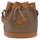 GUCCI Micro GG Supreme Shoulder Bag PVC Beige Gold 007 86 0044 Auth 183016-2