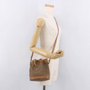 GUCCI Micro GG Supreme Shoulder Bag PVC Beige Gold 007 86 0044 Auth 183016-23