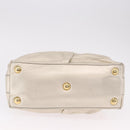 VALENTINO Hand Bag Leather 2way Gold Auth 183017A-5