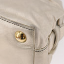 VALENTINO Hand Bag Leather 2way Gold Auth 183017A-10