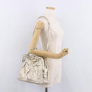 VALENTINO Hand Bag Leather 2way Gold Auth 183017A-25