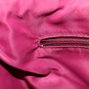 Christian Dior Trotter Canvas Schoudertas Rood Zilver Auth 183019A-21