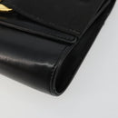 Salvatore Ferragamo Vala Kette Umhängetasche Leder Schwarz Gold Original 183025-10