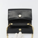 Salvatore Ferragamo Vala Kette Umhängetasche Leder Schwarz Gold Original 183025-15