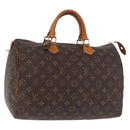 LOUIS VUITTON Monogram Speedy 35 Hand Bag M41524 LV Auth 183027A-1