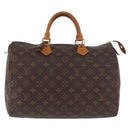 LOUIS VUITTON Monogram Speedy 35 Hand Bag M41524 LV Auth 183027A-13