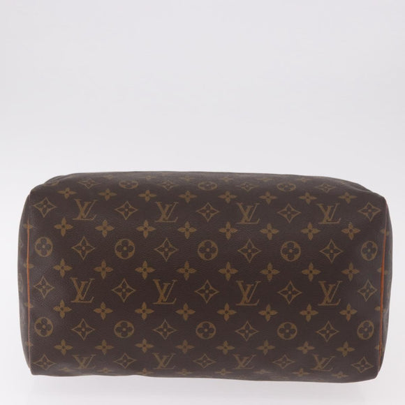 LOUIS VUITTON Monogram Speedy 35 Hand Bag M41524 LV Auth 183027A