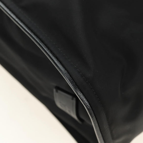 FENDI Monster Bugs Tote Bag Nylon Black Silver Auth 183030M