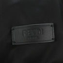 FENDI Monster Bugs Tote Bag Nylon Black Silver Auth 183030M-21